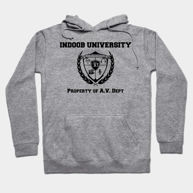 IU: A/V Department Hoodie by tsterling